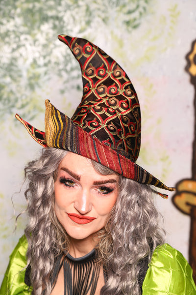 Spiky Witch Hat in Freakshow Jaquard - Spooky Saturday Part 4