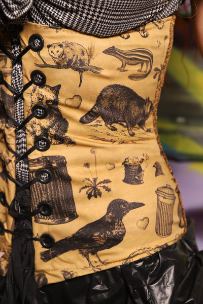 PETITE Wench Corset in "Trash Queen"   - Day 21 of "Celebrating 22 Years of Damsel"
