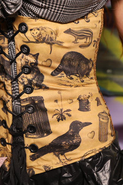 PETITE Wench Corset in "Trash Queen"   - Day 21 of "Celebrating 22 Years of Damsel"