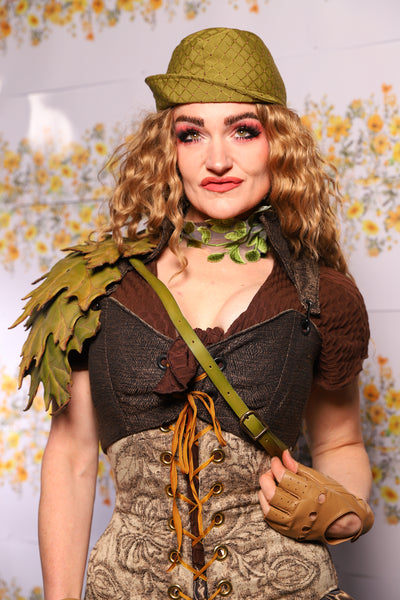 11. Cropped Courtier Corset In Barkcloth – The Leave It To Beaver Collection