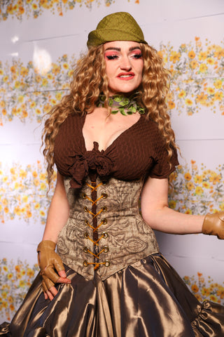 66. Wench Corset In Forgotten Garden - The Leave It To Beaver Collection