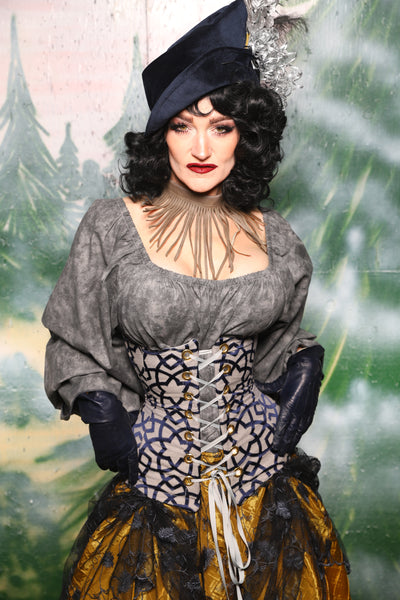 Torian Corset in Midnight Lattice - Day 1 of 12 Days of Christmas