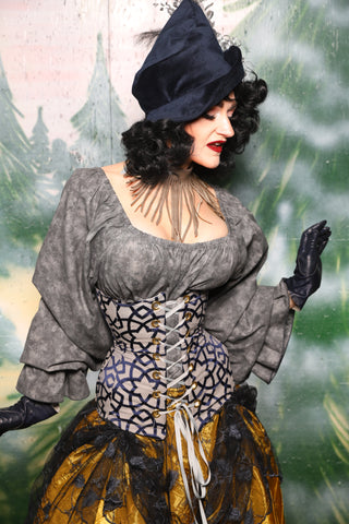 Torian Corset in Midnight Lattice - Day 1 of 12 Days of Christmas