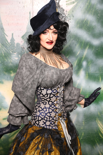 Torian Corset in Midnight Lattice - Day 1 of 12 Days of Christmas