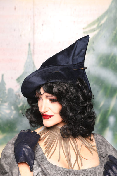Crooked Point Hat in Midnight Velvet - Day 1 of 12 Days of Christmas