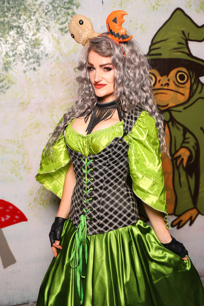 Marie Overbust Corset in Black Castle Gate - Spooky Saturday Part 4