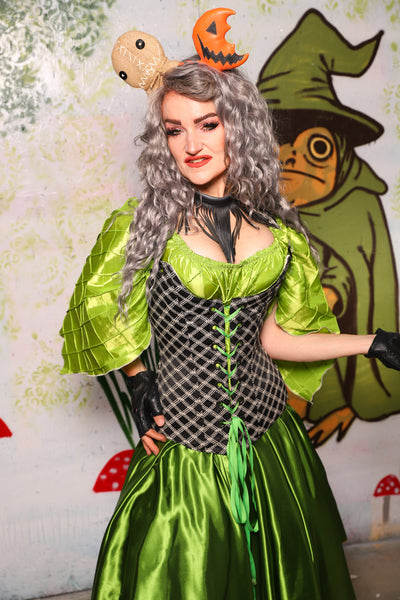 Marie Overbust Corset in Black Castle Gate - Spooky Saturday Part 4
