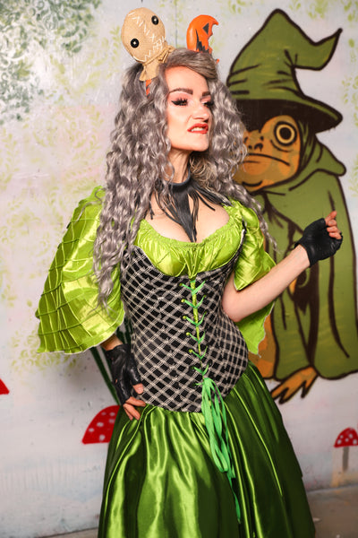 Marie Overbust Corset in Black Castle Gate - Spooky Saturday Part 4