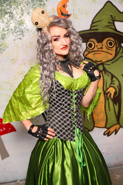 Marie Overbust Corset in Black Castle Gate - Spooky Saturday Part 4