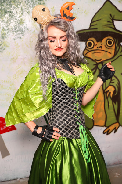Marie Overbust Corset in Black Castle Gate - Spooky Saturday Part 4