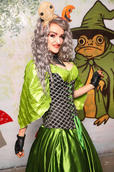 Marie Overbust Corset in Black Castle Gate - Spooky Saturday Part 4
