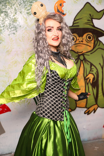 Marie Overbust Corset in Black Castle Gate - Spooky Saturday Part 4