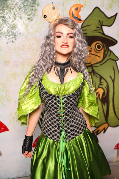 Marie Overbust Corset in Black Castle Gate - Spooky Saturday Part 4