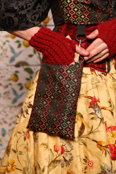Cropped Vixen in *WITH POCKETS* in Troubadour Jacquard - The Wandering Minstrel Collection