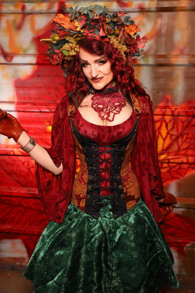 09. Buccaneer Overbust in Opera Box - The Sensual Solstice Collection