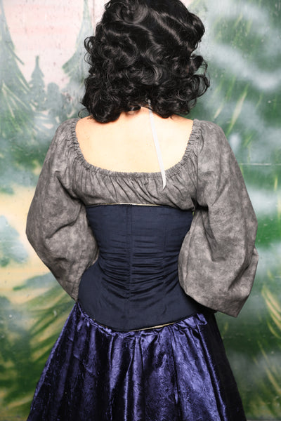 Petite Wench Corset in Midnight Velvet  - Day 1 of 12 Days of Christmas