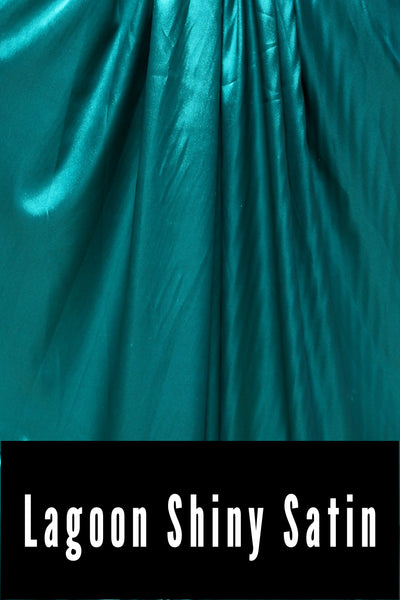 19. Harem Pants in Lagoon Shiny Satin - The Magic Carpet Ride Collection
