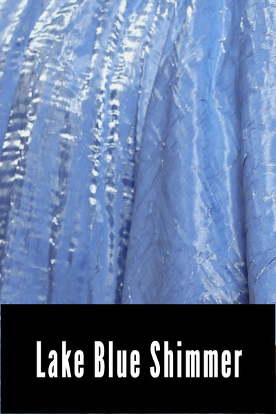 06. Crescent Skirt in Lake Blue Shimmer - The World of Laughter and Hopes Collection