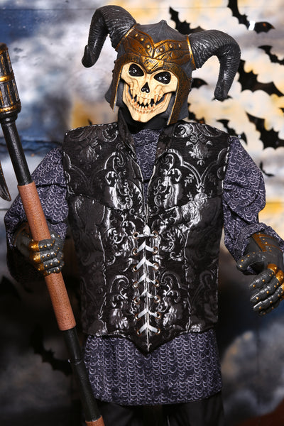 Men's Flynn Vest in Black & Silver Medallion - Day 4 of 12 Days of Christmas