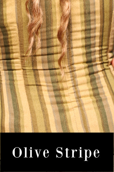 26. Petite Wench in Olive Stripe - The Hoedown Throwdown Collection
