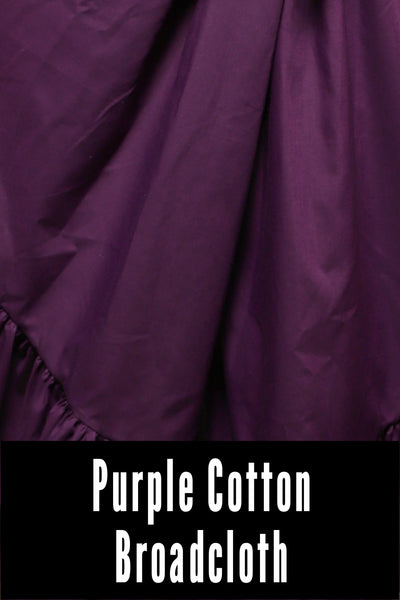 Flutterfall Trousers in Purple Cotton Broadcloth- FriYAY Restock!