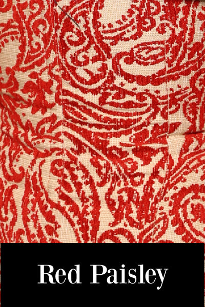 40. Wench Corset in Red Paisley -  The Fall Fabulosity! Collection
