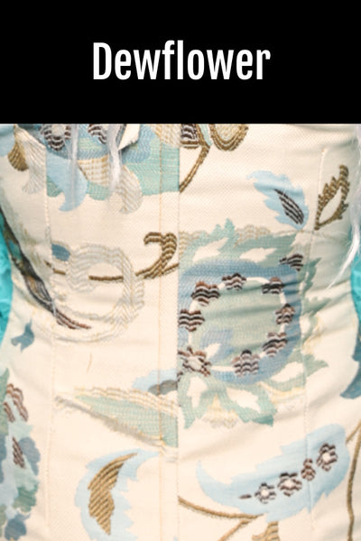 69. Wench Corset in Dewflower - The "Love at Frost Sight" Collection