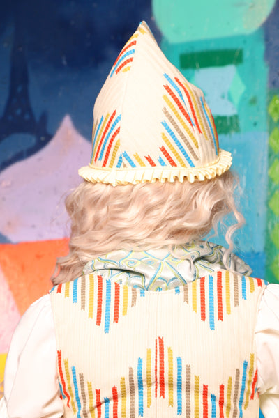 Small Pixie Cap in Parade Day - The World of Laughter and Hopes Collection