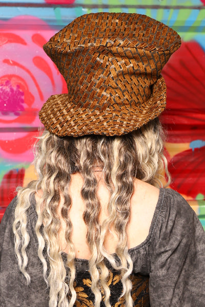 Mad Hatter Hat in Beaver Basketweave - Day 7 of 22 Days of Damsel