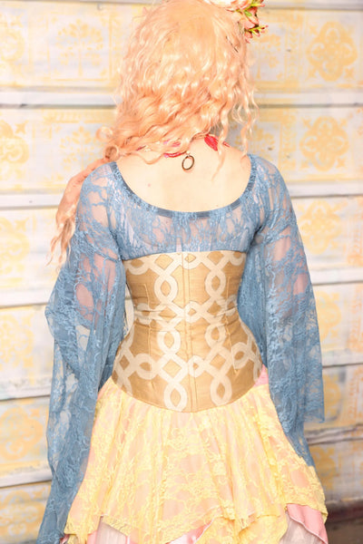 Petite Wench Underbust in Gold Celtic Knot - Surprise Sale!