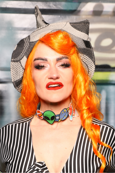 Choker Necklace in Planet Patches  - The Gilded Galaxy Collection