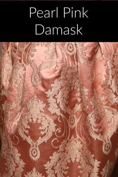 Maiden Bodice Corset in Pearl Pink Damask - Surprise Sale!