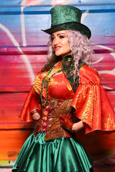 30. Petite Wench Underbust Corset in Spice Caravan - A Chest Full of Jewels Collection