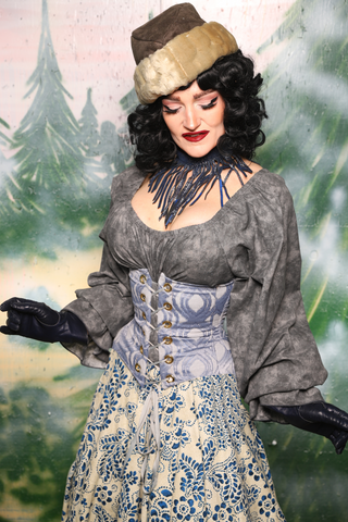 Petite Wench Corset in Frozen Current - Day 1 of 12 Days of Christmas