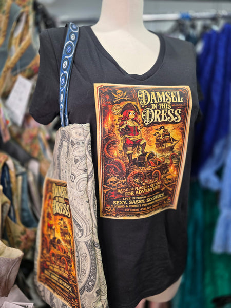 Tote Bag in Pirate Poster