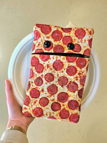 Clip-on School Cafeteria Pizza Pouch  - The Marinara Maidens Collection