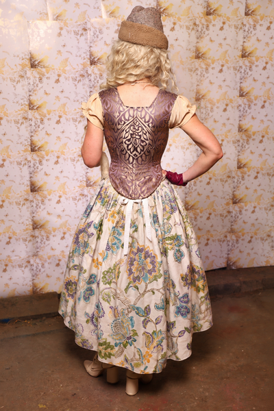 07. Oktoberfest Set #7: Elizabethan Corset + Hobbit Tulip Skirt + Apron *blouse sold separately* - Oktoberfest Sets Collection