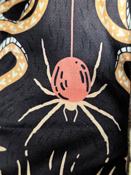 Petite Courtier in Toffee Swirl w/ Omens & Oddities Front Panels - Spooky Saturday Part 3