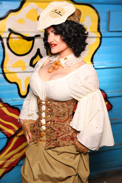 Wench in Spice Tapestry - "Wakey Wakey Eggs & Bakey" Collection